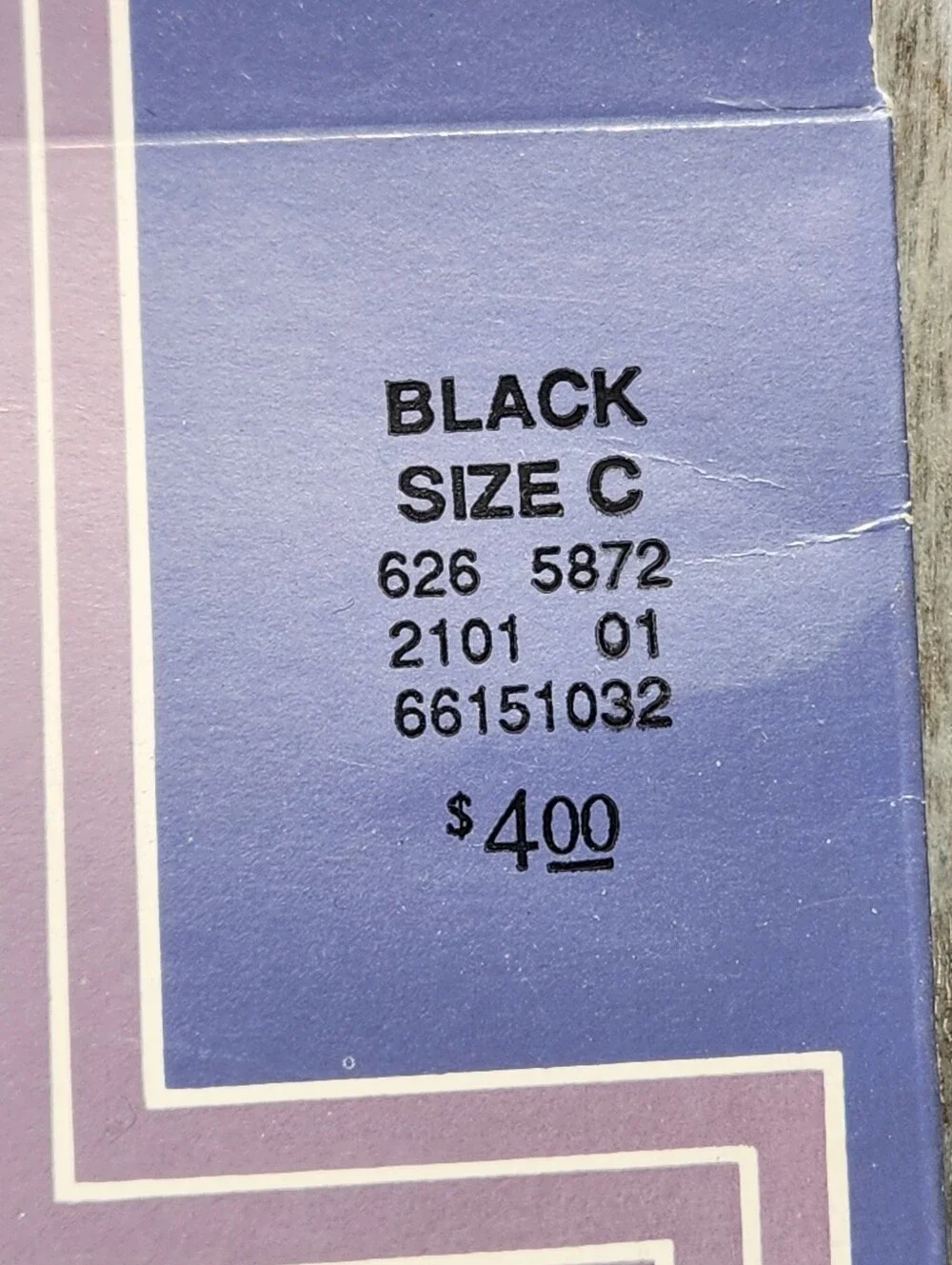 Pantyhose Gloria Vanderbilt 3 Pairs New Size C 2 Black 1 Off White